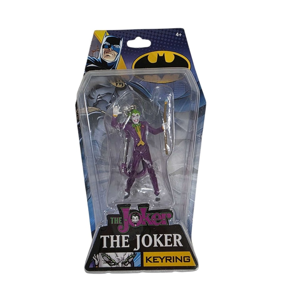 NIP DC Comics The Joker Keyring Batman Series 1 Figurine Collectible Bag Charm‎